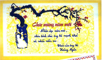 Viết thiệp chúc tết ông bà
