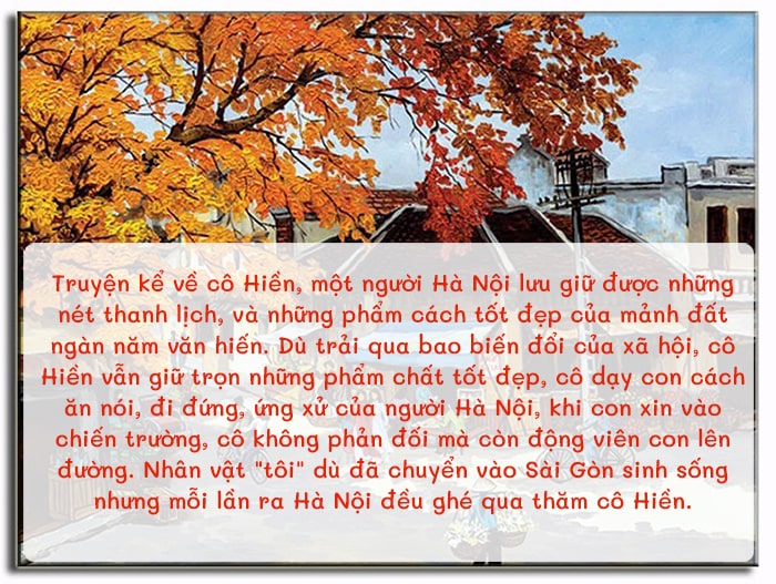 Tóm tắt Một người Hà Nội lớp 11