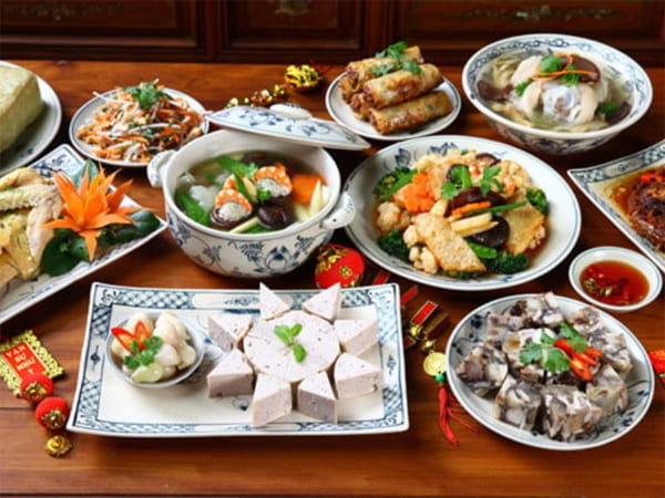 Mâm cúng tất niên miền Trung