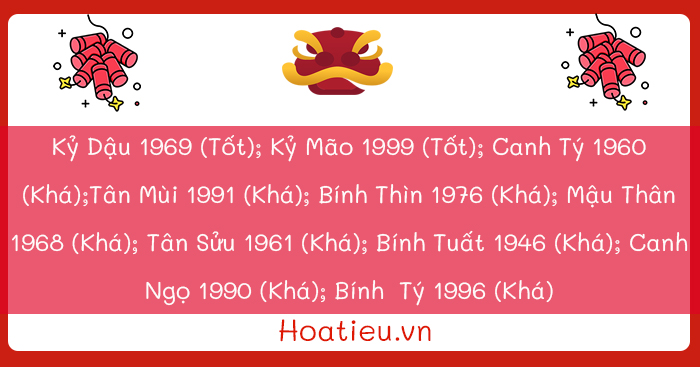 Người xông đất cho tuổi Tân Hợi