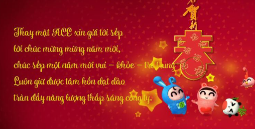 Lời chúc năm mới sếp