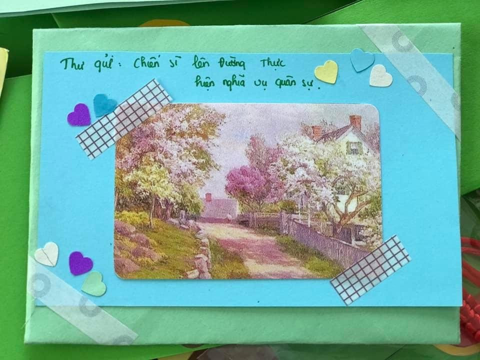 Viết thư tay gửi tân binh lên đường nhập ngũ