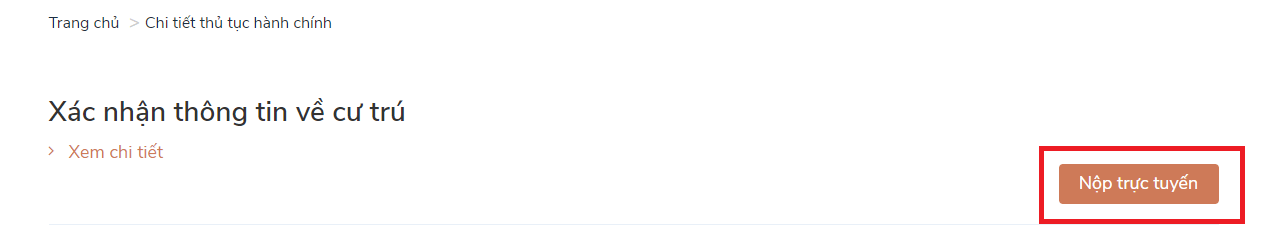 Hướng dẫn cách xin giấy xác nhận cư trú online