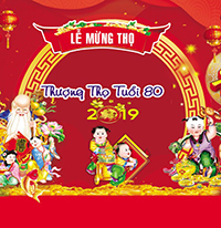 Background mừng thọ đẹp