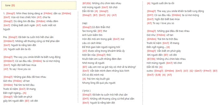 Đợi 52hz Lyrics hợp âm