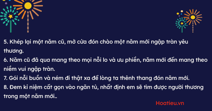 Câu nói hay cho những ngày cuối năm bận rộn