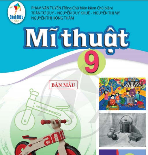Sách Mĩ thuật 9 bộ Cánh Diều