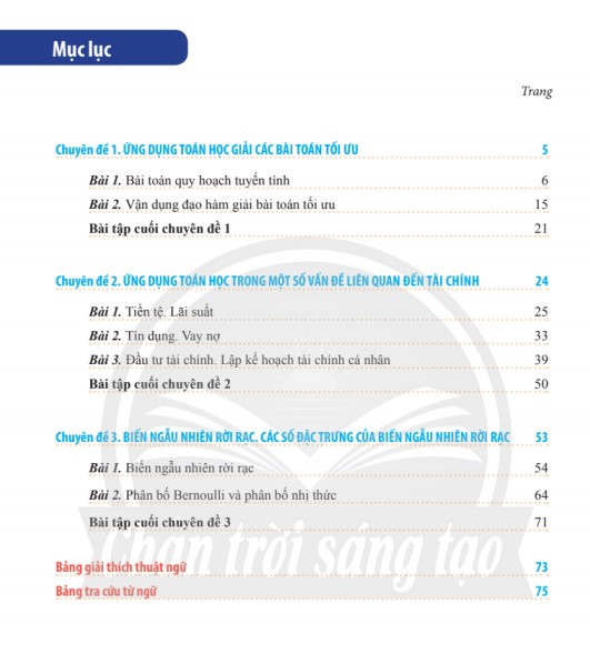 Tải sách chuyên đề Toán 12 bộ CTST