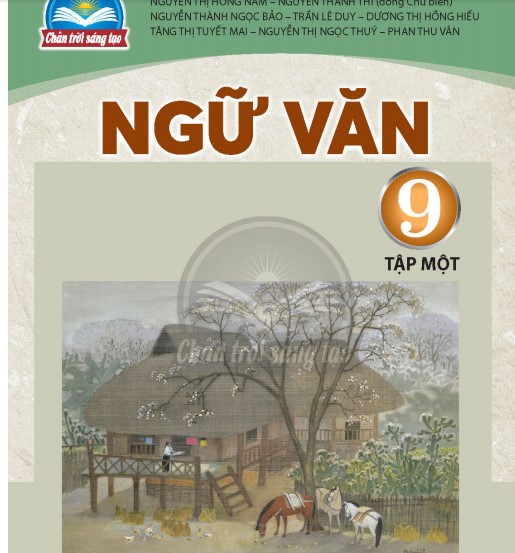 Sách Ngữ văn 9 Chân trời sáng tạo tập 1, 2