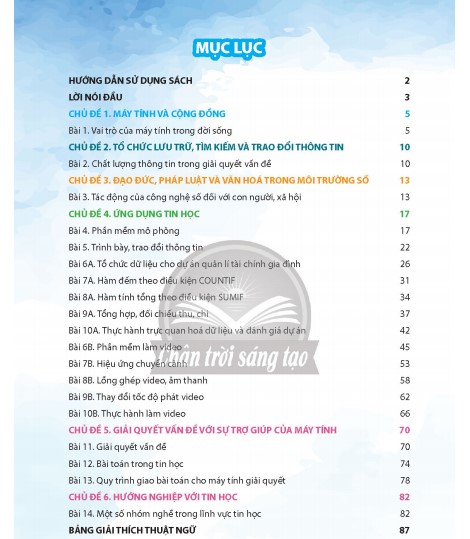 Tải sách Tin 9 Chân trời sáng tạo