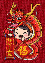 Hình nền rồng Tết Giáp Thìn 2024