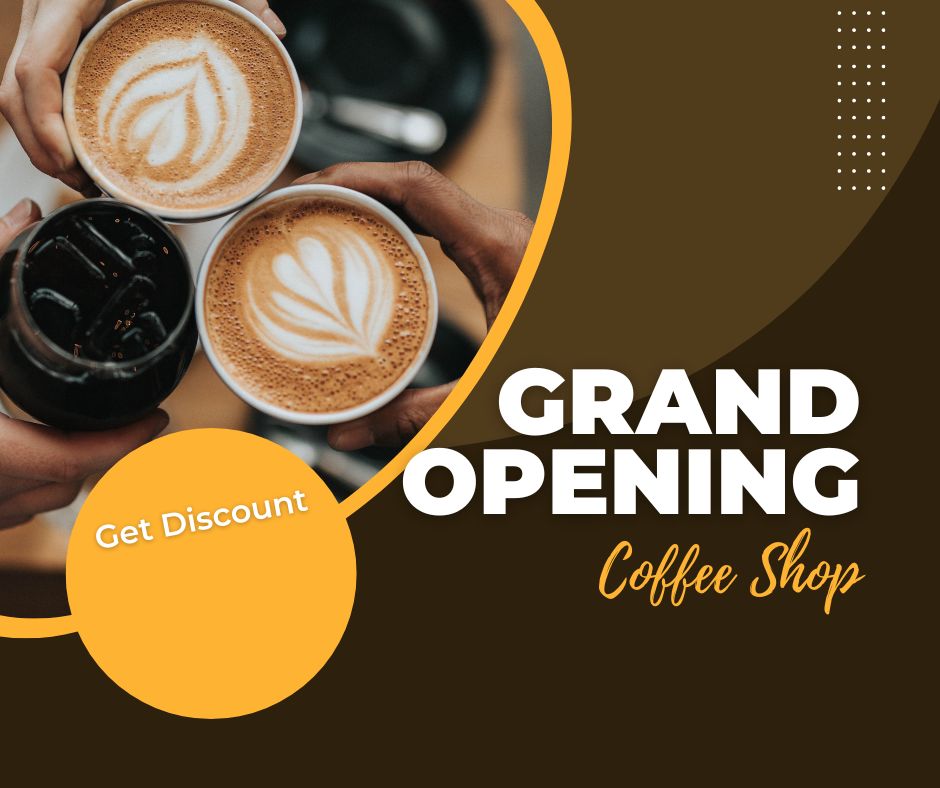 Mẫu thiệp thông báo khai trương trang trọng