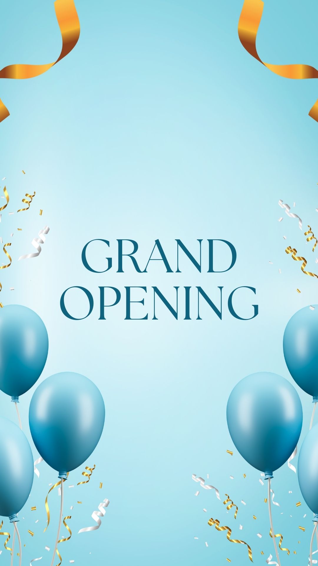 Mẫu thiệp thông báo khai trương trang trọng