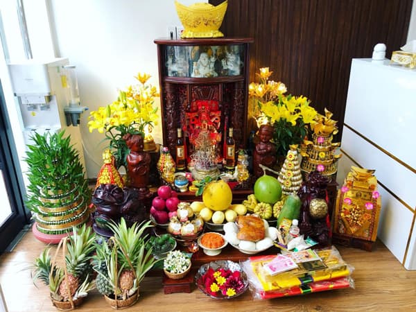 Lễ vật cúng Thần Tài Thổ Địa mùng 1