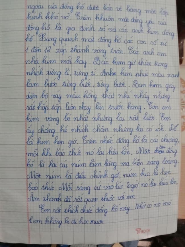 Viết một đoạn văn khoảng 5 câu tả hình dáng hoặc công dụng của một đồ vật gần gũi với em