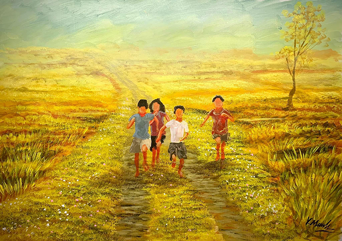 Văn bản Chuyến du hành về tuổi thơ gồm mấy phần