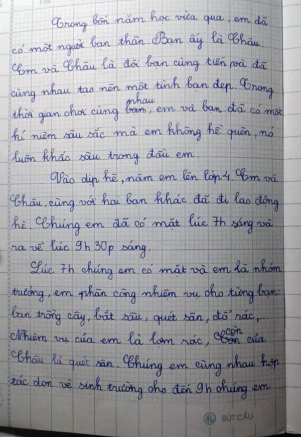 Tả kỉ niệm khó quên về tình bạn