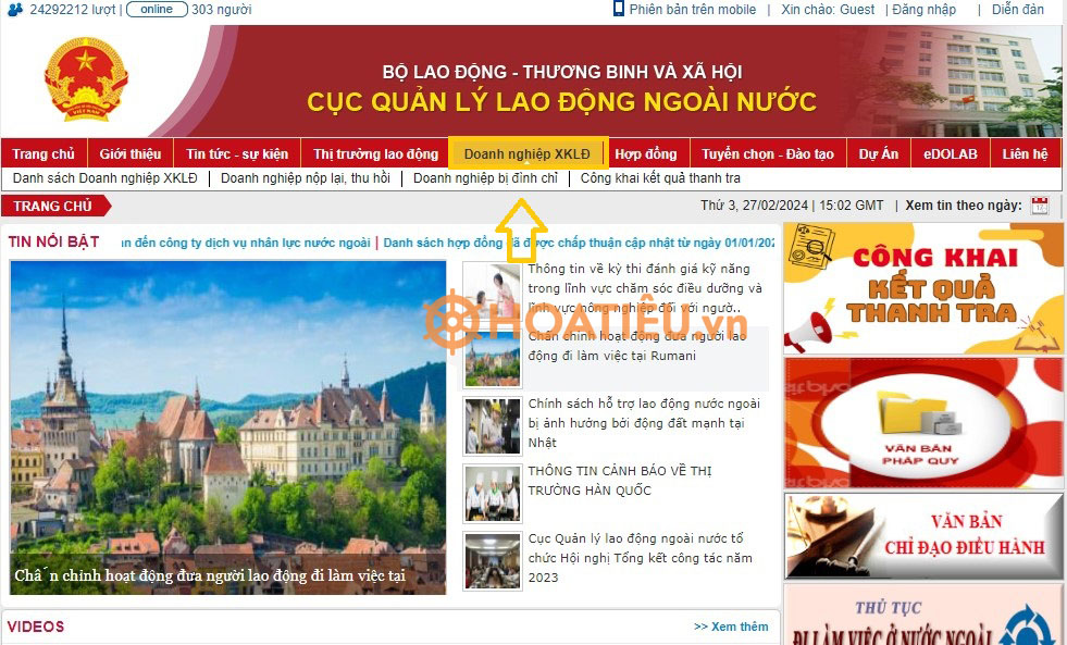 Hướng dẫn tra cứu các công ty xuất khẩu lao động được cấp phép hoạt động tại Việt Nam