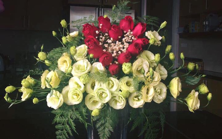 Mẫu cắm hoa chủ đề Ấm áp trái tim mẹ