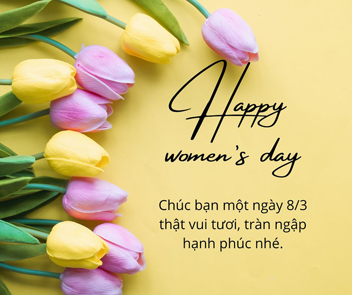 Thiệp chúc mừng ngày Quốc tế phụ nữ 8/3