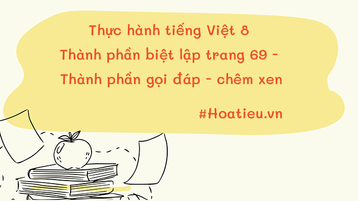 Soạn Văn 8 Kết nối tri thức tập 2 Thành phần biệt lập trang 69