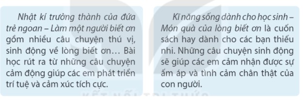 Đọc một câu chuyện về lòng biết ơn