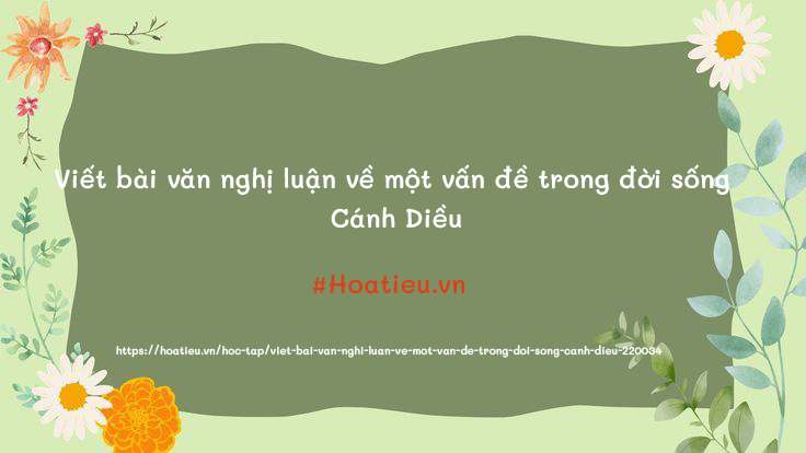 Viết bài văn nghị luận về một vấn đề trong đời sống trang 46