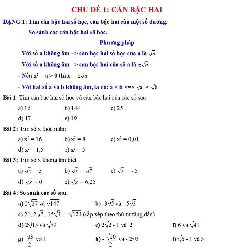 File tài liệu ôn luyện Toán 9 theo chủ đề