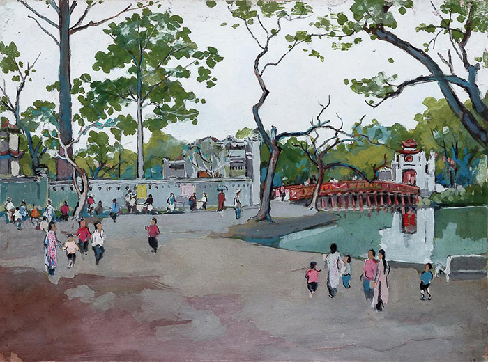 Những bức tranh đẹp về Hà Nội