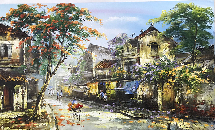 Những bức tranh đẹp về Hà Nội