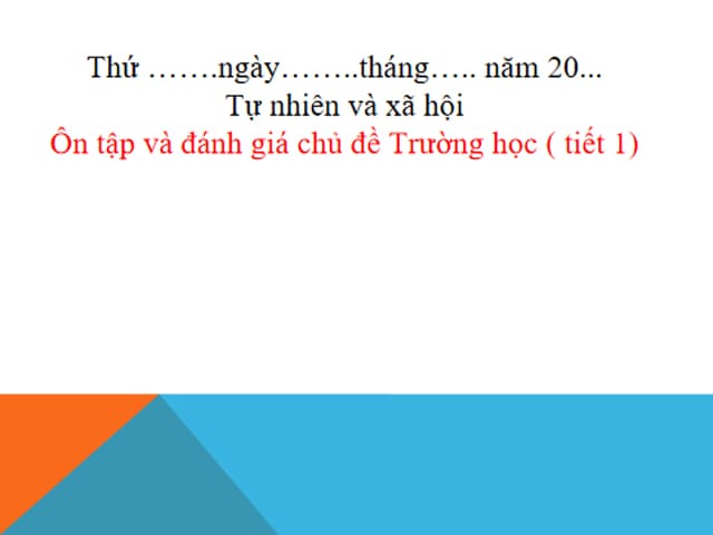 Bài giảng điện tử Tự nhiên xã hội lớp 1 Cánh Diều