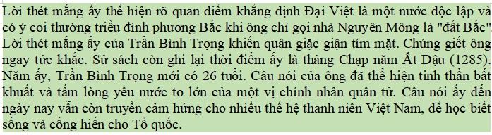 Bài tập trang 75 SGK Văn 8 tập 2 Cánh Diều