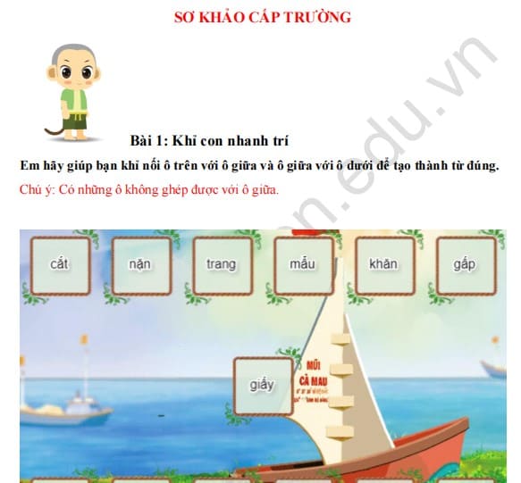 Đề thi Trạng Nguyên Toàn Tài lớp 2