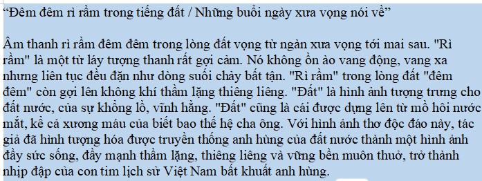 Câu 6 trang 72 SGK Ngữ Văn 10 tập hai Cánh Diều