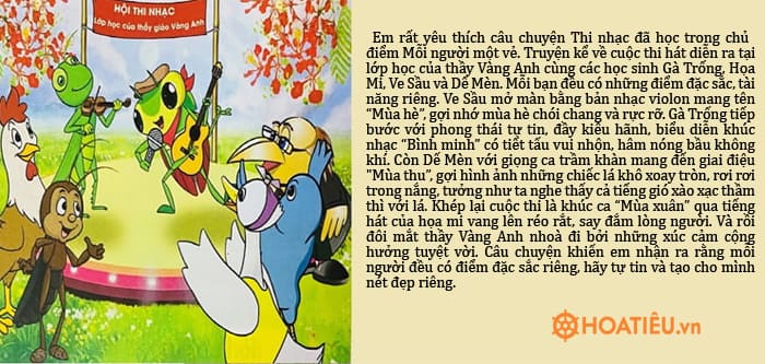 Viết đoạn văn nêu lí do em thích một câu chuyện đã đọc hoặc đã nghe