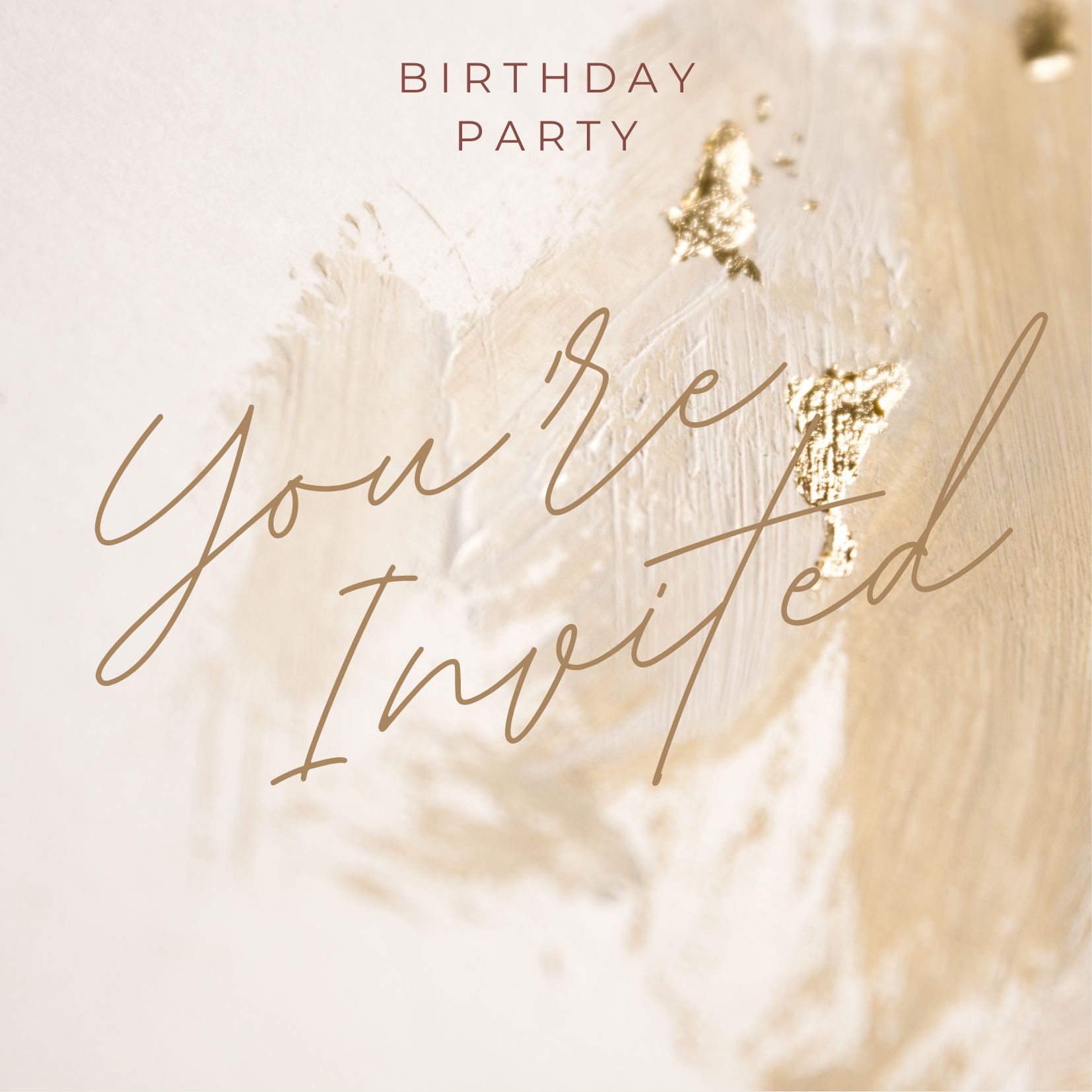 Mẫu thiệp mời tiệc sinh nhật trang trọng