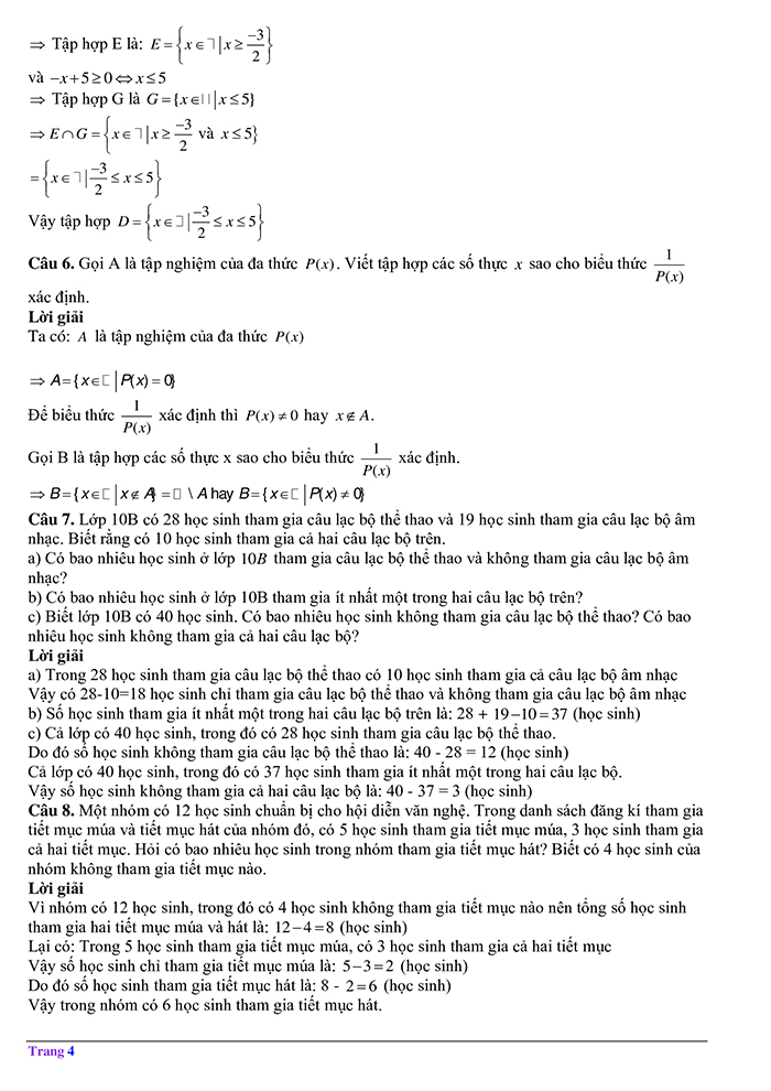 Giải Toán 10 Cánh Diều tập 1