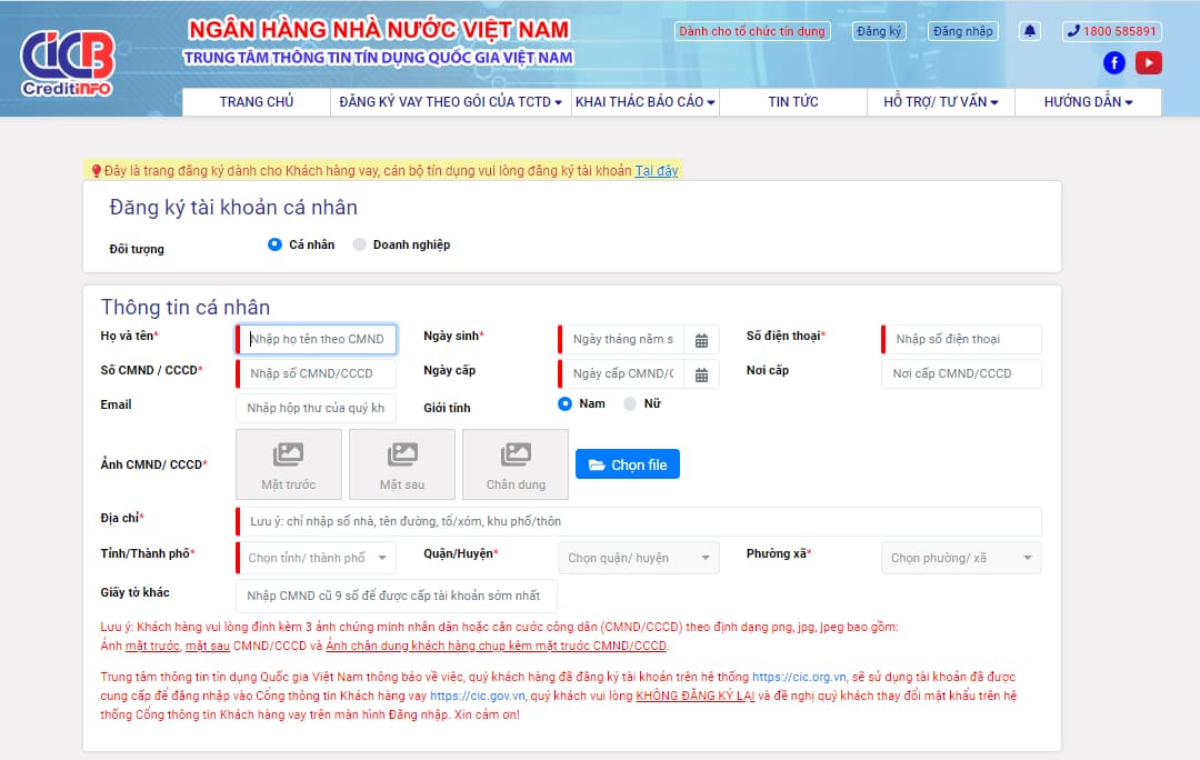 Hướng dẫn kiểm tra nợ xấu trực tuyến