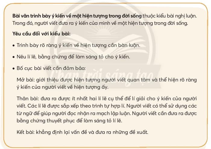 Yêu cầu so với loại trình diễn chủ ý về một hiện tượng kỳ lạ vô đời sống