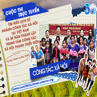 (Cập nhật mới) Đáp án thi trực tuyến Tìm hiểu lịch sử ngành công tác xã hội tại Việt Nam 2024