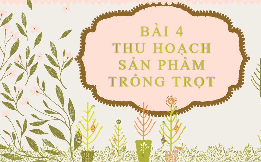 Bài giảng điện tử Công nghệ 7 Kết nối tri thức Bài 4