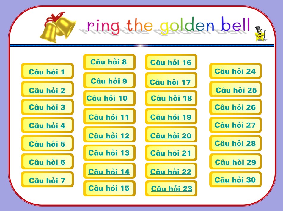 Trò chơi Rung chuông vàng PowerPoint