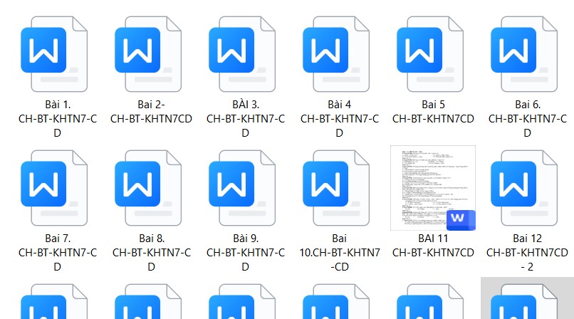 Câu hỏi trắc nghiệm KHTN 7 Cánh Diều