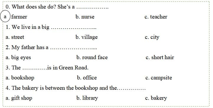 Đề thi học kì 2 Tiếng Anh 4 Global Success
