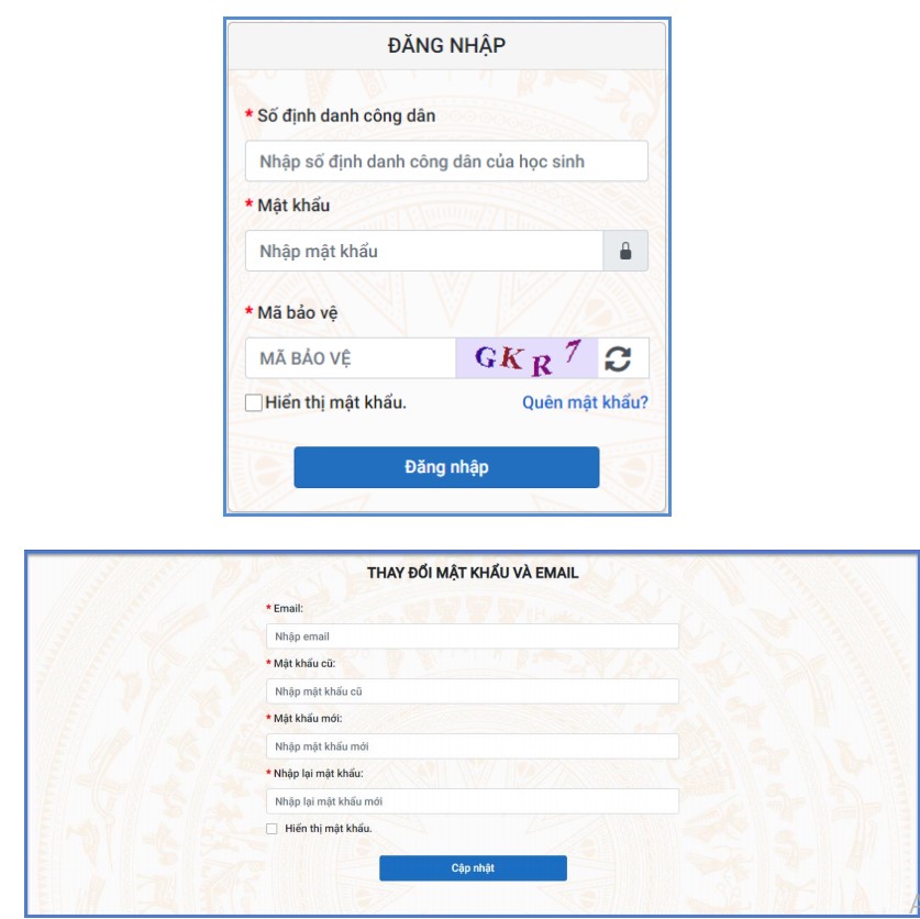 Tài liệu hướng dẫn đăng ký chuyển trường cho học sinh