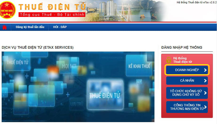 Hướng dẫn cách đăng nhập và sử dụng hệ thống eTax