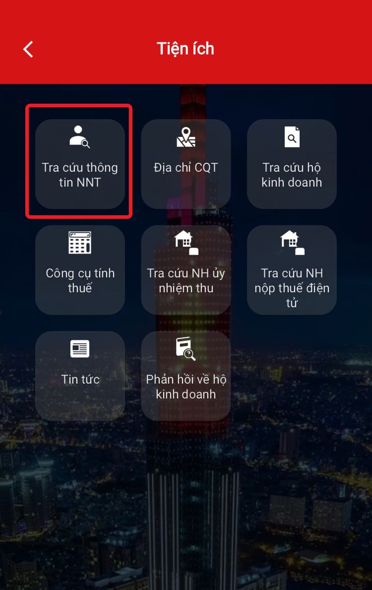 Hướng dẫn tra cứu thông tin quyết toán thuế trên app eTax