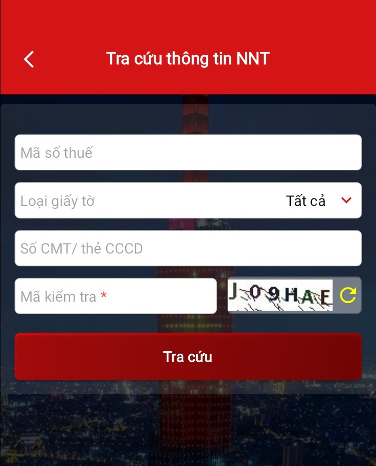 Hướng dẫn tra cứu thông tin quyết toán thuế trên app eTax