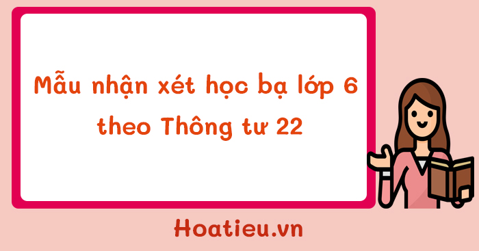 Hướng dẫn ghi học bạ THCS lớp 6