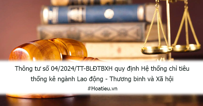 Thông tư số 04 2024 Bộ Lao động - Thương binh và Xã hội